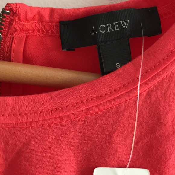 NWT J.crew tank top red size S cotton C7340 - Picture 3 of 6